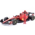 Cochesdemetal.es 2023 Ferrari SF-23 Fórmula 1 Nº16 Charles Leclerc + Figura del Piloto 1:24 Bburago 26809L