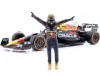 Cochesdemetal.es 2023 Red Bull RB19 Fórmula 1 Nº11 Sergio Perez + Figura del Piloto 1:24 Bburago 28036