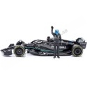 Cochesdemetal.es 2023 Mercedes-AMG Petronas W14 Fórmula 1 Nº63 George Russell + Figura del Piloto 1:24 Bburago 28037