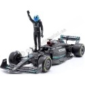 Cochesdemetal.es 2023 Mercedes-AMG Petronas W14 Fórmula 1 Nº63 George Russell + Figura del Piloto 1:24 Bburago 28037