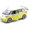 Cochesdemetal.es 2023 Volkswagen VW ID.Buzz Minibus Amarillo / Blanco 1:24 Food 32914