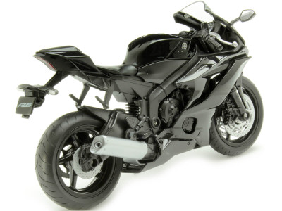 Cochesdemetal.es 2018 Yamaha YZF-R6 Negro 1:12 Welly 62201 2