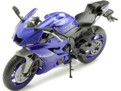 Cochesdemetal.es 2018 Yamaha YZF-R6 Azul 1:12 Welly 62201