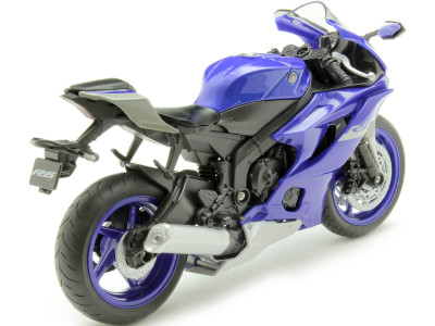 Cochesdemetal.es 2018 Yamaha YZF-R6 Azul 1:12 Welly 62201 2