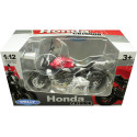 CARSDEMETAL.ES 2017 Honda CB1000R Red / Silver 1:12 Welly 62206