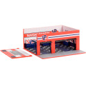 Carsdemetal.es Atelier mécanique avec porte double et équipé d'armoires "VP Racing Fuels" 1:64 Greenlight 57103