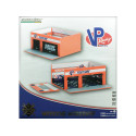 Carsdemetal.es Atelier mécanique avec porte double et équipé d'armoires "VP Racing Fuels" 1:64 Greenlight 57103