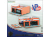 Carsdemetal.es Atelier mécanique avec porte double et équipé d'armoires "VP Racing Fuels" 1:64 Greenlight 57103