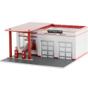 Cochesdemetal.es Taller Mecánico y Gasolinera con Tienda Vintage "Pikes Peak Hill Climb" 1:64 Greenlight 57102