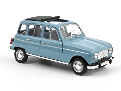 Cochesdemetal.es 1966 Renault 4 L R4 4L Azul Francés 1:18 Norev 185255