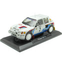 Cochesdemetal.es 1985 Peugeot 205 T16 Evo 2 Nº2 Vatanen/Harryman Ganador Rally Montecarlo 1:18 Norev 184864