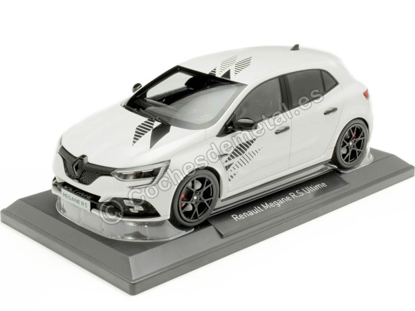 Cochesdemetal.es 2023 Renault Megane RS Ultime Blanco Perlado Decorado 1:18 Norev 185396