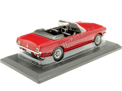 Cochesdemetal.es 1966 Ford Mustang Convertible Rojo Bengala 1:18 Norev 182810 2