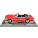 Cochesdemetal.es 1966 Ford Mustang Convertible Rojo Bengala 1:18 Norev 182810