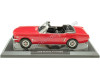 Cochesdemetal.es 1966 Ford Mustang Convertible Rojo Bengala 1:18 Norev 182810