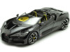 Cochesdemetal.es 2023 Bugatti W16 Mistral Convertible Negro/Amarillo 1:18 Bburago 11051