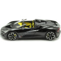 Cochesdemetal.es 2023 Bugatti W16 Mistral Convertible Negro/Amarillo 1:18 Bburago 11051