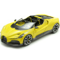 Cochesdemetal.es 2023 Bugatti W16 Mistral Convertible Amarillo 1:18 Bburago 11051