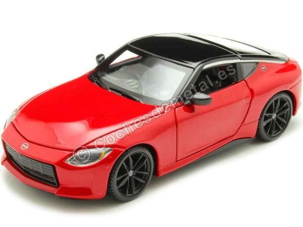 Cochesdemetal.es 2023 Nissan 400Z Coupé Rojo/Negro 1:24 Maisto 32904