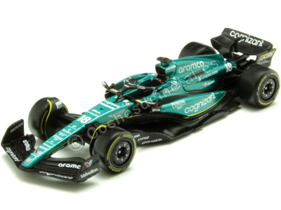 Cochesdemetal.es 2023 Aston Martin AMR23 Nº18 Lance Stroll Aramco Cognizant F1 Team 1:43 Bburago 38090S