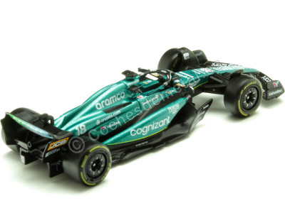 Cochesdemetal.es 2023 Aston Martin AMR23 Nº18 Lance Stroll Aramco Cognizant F1 Team 1:43 Bburago 38090S 2