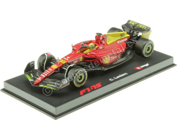 Cochesdemetal.es 2022 Scudería Ferrari F1-75 Nº16 Charles Leclerc GP F1 Monza 1:43 Bburago Signature Series 36831L