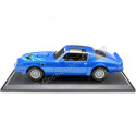 Cochesdemetal.es 1978 Pontiac Firebird Trans Am Blue métallique décoré 1:18 plus 31464