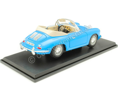 Cochesdemetal.es 1961 Porsche 356B Cabriolet Azul 1:18 Maisto 12025 2