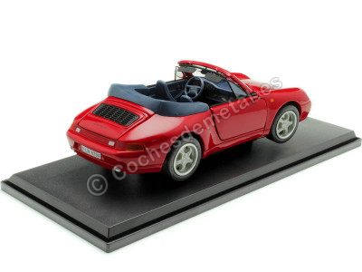 Cochesdemetal.es 1997 Porsche 911 (993) Carrera Cabriolet Rojo 1:18 Maisto 31125R 2