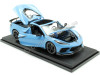 Cochesdemetal.es 2020 Chevrolet Corvette Stingray Coupé High Wing Azul Cian Decorado 1:18 MAISTO 31455AE