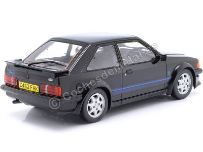 Cochesdemetal.es 1985 Ford Escort RS Turbo MKIII Negro Decorado 1:18 MC Group 18420 2