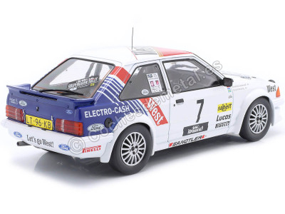 Cochesdemetal.es 1985 Ford Escort RS Turbo MKIII Nº7 Andervang/Schoonenwolf Rally Haspengou 1:18 MC Group 18421 2