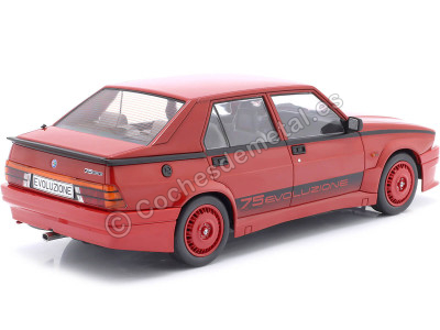 Cochesdemetal.es 1987 Alfa Romeo 75 Turbo Evoluzione Rojo Decorado 1:18 MC Group 18428 2