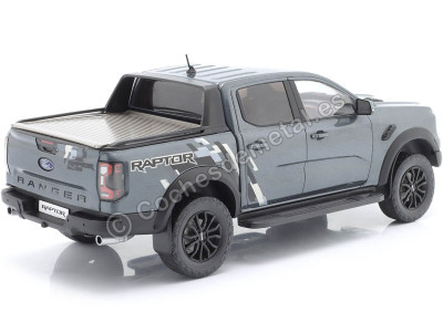 Cochesdemetal.es 2022 Ford Raptor Pick-Up Gris Metalizado Decorado 1:18 MC Group 18457 2