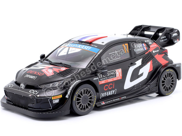 Cochesdemetal.es 2024 Toyota GR Yaris Rally1 Hybrid Nº17 Ogier/Landais Rally Monte Carlo 1:18 IXO Models 18RMC196.22