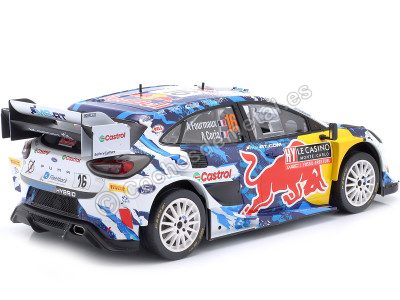 Cochesdemetal.es 2024 Ford Puma Rally1 Hybrid Nº16 Fourmaux/Coria Rally Monte Carlo 1:18 IXO Models 18RMC198.22 2