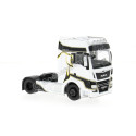 Cochesdemetal.es 2020 Cabeza Tractora MAN TGX XXL D 38 Blanco Decorado 1:43 IXO Models TR197.22