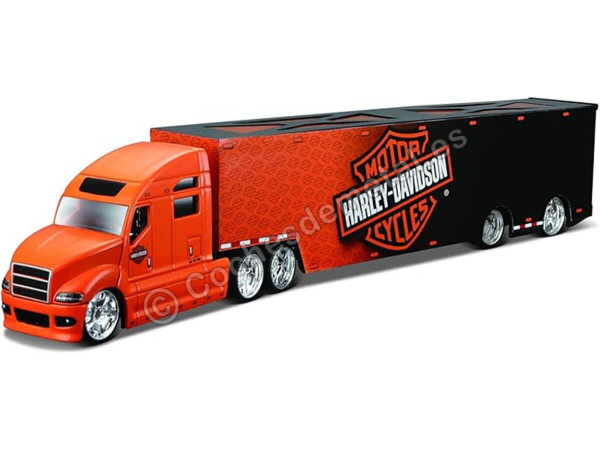 Cochesdemetal.es 2021 Camión Mack con Trailer "Harley-Davidson" 1:64 Maisto 1:64 Maisto 11516-1