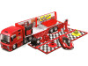 CARSDEMETAL.ES 2014 Ferrari Truck Ferrari + Ferrari FXX-K et accessoires 1:43 Bburago 18-31202