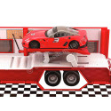 Cochesdemetal.es 2014 Camión Ferrari Transportador Equipo Ferrari + Ferrari FXX-K y Accesorios 1:43 Bburago 18-31202