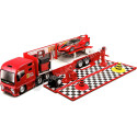 CARSDEMETAL.ES 2014 Ferrari Truck Ferrari + Ferrari FXX-K et accessoires 1:43 Bburago 18-31202