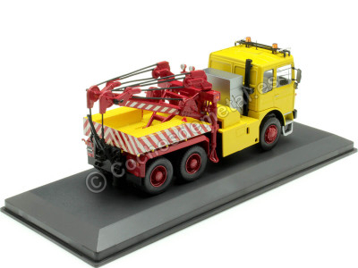 Cochesdemetal.es 1982 Camión Grúa MAN F8 Amarillo/Rojo 1:43 IXO Models TRU043A.22 2