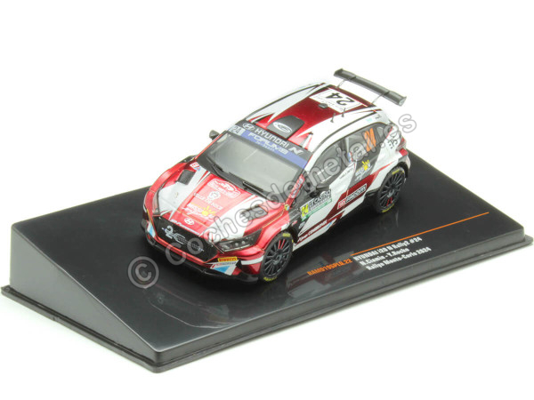 Cochesdemetal.es 2024 Hyundai i20 Rally2 Nº24 Ciamin/Roche Rally Monte Carlo 1:43 IXO Models RAM919SPLQ.22