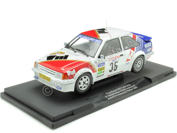 Cochesdemetal.es 1985 Ford Escort RS Turbo MKIII Nº35 Andervang/Schoonenwolf Rally Hunsrück 1:18 MC Group 18422