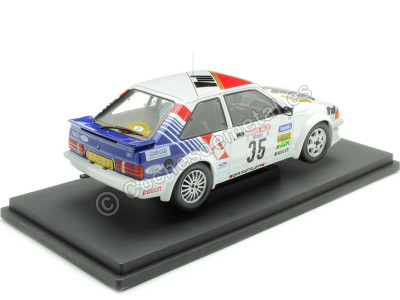 Cochesdemetal.es 1985 Ford Escort RS Turbo MKIII Nº35 Andervang/Schoonenwolf Rally Hunsrück 1:18 MC Group 18422 2