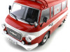 CARSDEMETAL.ES 1965 BARKAS B 1000 AMBULANCE FIREFIGHTERS 1:18 MC GROUP 18010