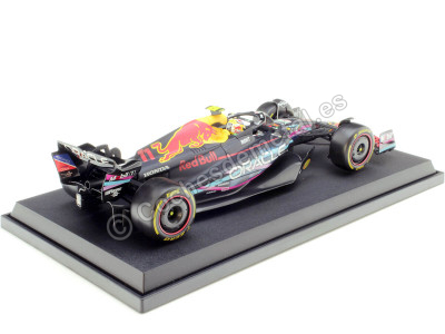 Cochesdemetal.es 2023 Red Bull Racing RB19 Nº11 Sergio Perez GP F1 Miami 1:18 Bburago 18003P(M) 2