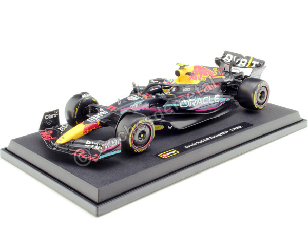 Cochesdemetal.es 2023 Red Bull Racing RB19 Nº11 Sergio Perez GP F1 Miami 1:18 Bburago 18003P(M)