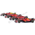 Cochesdemetal.es 2022 2023 Set 4 Scudería Ferrari F1-75 SF-23 Nº16 Charles Leclerc / Nº55 Carlos Sainz 1:43 Bburago 18-36848