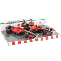 Cochesdemetal.es 2023 Scudería Ferrari F1 SF-23 SET Nº16 Charles Leclerc + Nº55 Carlos Sainz 1:43 Bburago 18-36839